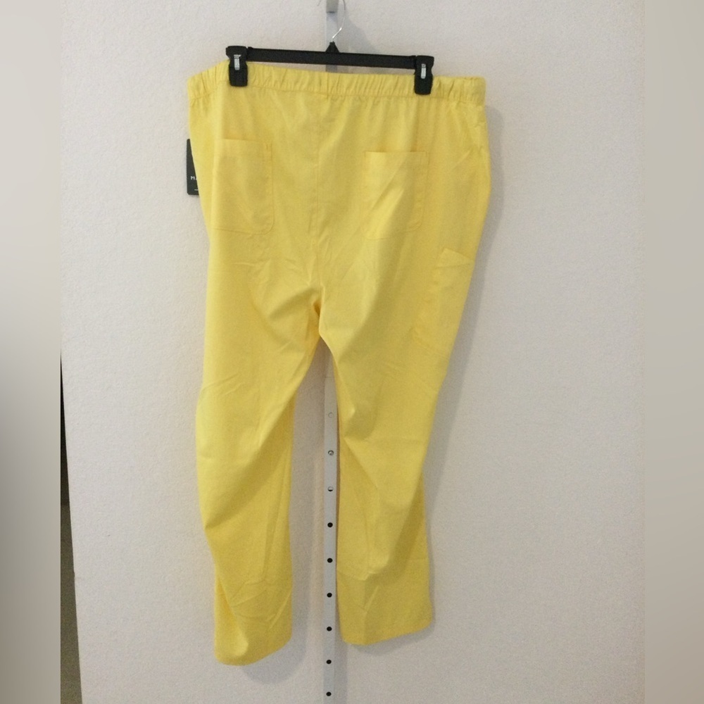 Matrix by Maeven semi jogger scrub trousers sunshine yellow Woman’s 3X - Picture 6 of 13